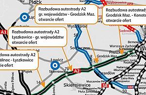 Autostrada A2 bdzie poszerzona. 18 ofert na rozbudow