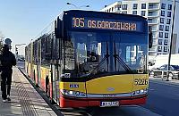 Radny chce częstszych kursów 105-ki. ZTM: "Nie ma przepełnienia"