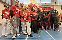 Strażnicy miejscy w roli świątecznych kurierów