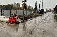 Chaos przy Powstańców Śląskich. Utrudnienia potrwają jeszcze długo