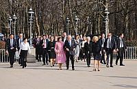 Król Szwecji Karol XVI Gustaw odwiedził Łazienki Królewskie