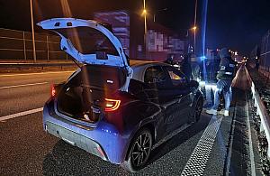 Skradziona w Berlinie toyota zatrzymana na A2. Kierowca z zarzutami