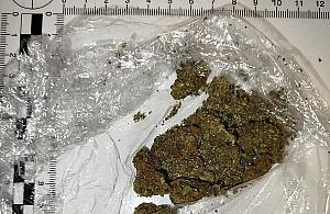 Nerwowe zachowanie zwróciło uwagę policji. W schowku miał marihuanę