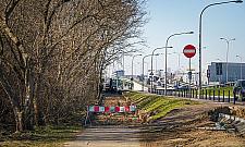 Przebudowa drogi rowerowej przy Blue City. Prace już przy Jutrzenki