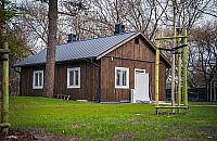 Domki fińskie przy Bibliotece Narodowej. Nowa przestrzeń w parku