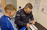 14-letni Kuba odwiedził komisariat. Spełnione marzenie przyszłego policjanta