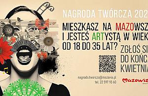 Ruszyła Nagroda Twórcza Mazowsza. Młodzi artyści mogą zdobyć ponad 12 tys. zł