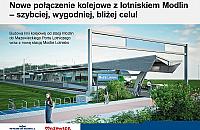 Pociąg do lotniska w Modlinie coraz bliżej. Jest przetarg na budowę