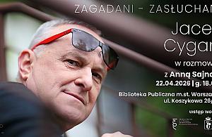 Jacek Cygan w Warszawie. Spotkanie autorskie na Koszykowej