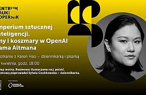 Spotkanie z Karen Hao. Kulisy powstania ChatGPT i OpenAI
