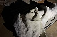 Schował się na strychu w dywanie. Policja i tak go znalazła