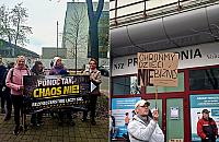 Sielce protestują przeciw ośrodkowi uzależnień. Mieszkańcy boją się o bezpieczeństwo