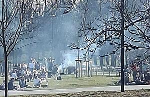 Grillowanie w parku Bródnowskim pod lupą. Mieszkańcy skarżą się na hałas i dym