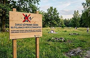 Kampinoski Park Narodowy wprowadza zakaz używania ognia