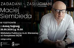 Maciej Siembieda spotka się z czytelnikami