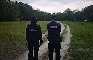 Policja kontroluje Las Kabacki. Mieszkańcy zgłaszali problemy