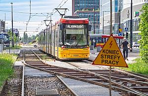 Koniec utrudnień na Towarowej. Tramwaje wracają na swoje trasy