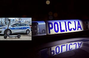 Jechał hulajnogą jak bohater "Tańca". Ponad 3 promile i mandat 2500 zł