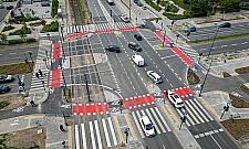 Koniec rowerowego teleportu. Skrzyżowanie zmieniło się nie do poznania