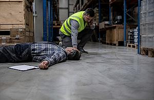 Zgon w zakładzie pracy - jakie obowiązki BHP spoczywają na pracodawcy po wypadku?