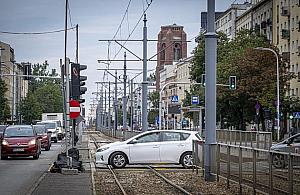 Grójecka bez tramwajów. Rusza remont między pl. Narutowicza a pl. Zawiszy