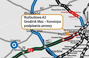 Rusza rozbudowa A2 pod Warszawą. Powstanie dodatkowy pas ruchu