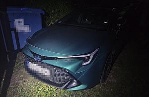 Skradziona w Niemczech Toyota odnaleziona pod Radomiem. Akcja policjantów z "Kobry" i CBŚP