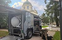 Przedmiot przypominający pocisk znaleziony na poddaszu kościoła