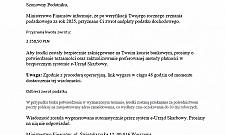 Uwaga na fałszywe wiadomości o zwrocie PIT. Oszuści podszywają się pod KAS