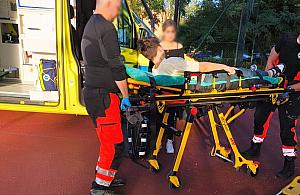 Stra�nik by� na spacerze z synem. Nagle musia� ratowa� 12-latka