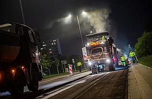 Weekendowy remont Alei KEN. Zamknięta jezdnia w stronę Kabat
