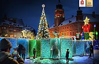 Nowa iluminacja świąteczna w Warszawie. Będą nowe dekoracje i mapping