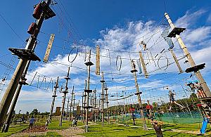 Park linowy na Ok�ciu. Powstanie przy Forcie Ok�cie