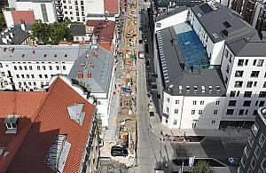 Okrzei w przebudowie. Archeolodzy odkryli ludzkie szczątki, prace znów ruszyły