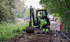 Ruszył remont szlaku pieszo-rowerowego wzdłuż Lasu Bielańskiego