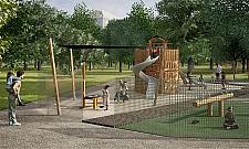Skwer p�k. �urowskiego z nowym placem zabaw. B�dzie statek i wiele atrakcji