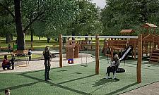 Skwer p�k. �urowskiego z nowym placem zabaw. B�dzie statek i wiele atrakcji