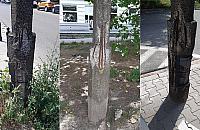 Przy Ogrodowej stare, popękane i skorodowane latarnie. Kiedy ich wymiana?