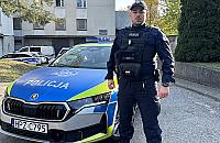 Jechał na kurs podoficerski. Zauważył kierowcę, który stwarzał zagrożenie