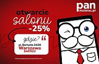 Otwarcie kolejnego salonu Pan Materac w Warszawie!