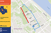 Remont Browarnej w Warszawie. B�d� zamkni�cia ulic i zmiany tras autobus�w